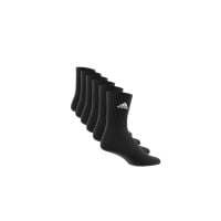 Chaussettes rembourrées adidas, 6 paires, noir et blanc