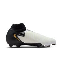 Nike Phantom Luna II Pro Gras Voetbalschoenen (FG) Zwart Gebroken Wit Goud