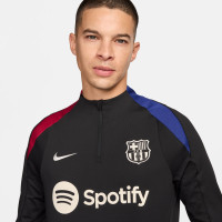 Nike FC Barcelone Strike Survêtement 1/4-Zip 2024-2025 Noir Blanc Rouge Bleu