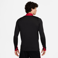 Nike Liverpool Strike Survêtement 1/4-Zip 2024-2025 Noir Rouge