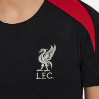 Nike Liverpool Strike Maillot d'Entraînement 2024-2025 Enfants Noir Rouge