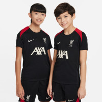 Nike Liverpool Strike Maillot d'Entraînement 2024-2025 Enfants Noir Rouge