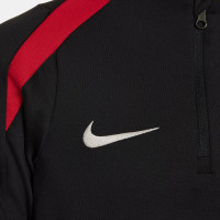 Nike Liverpool Strike Survêtement 1/4-Zip 2024-2025 Enfants Noir Rouge