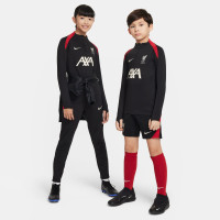 Nike Liverpool Strike Haut d'Entraînement 1/4-Zip 2024-2025 Enfants Noir Rouge