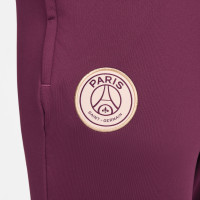 Nike Paris Saint Germain Strike Pantalon d'Entraînement 2024-2025 Mauve Blanc Vert Doré