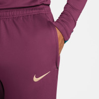 Nike Paris Saint Germain Strike Pantalon d'Entraînement 2024-2025 Mauve Blanc Vert Doré