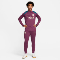 Nike Paris Saint Germain Strike Pantalon d'Entraînement 2024-2025 Mauve Blanc Vert Doré