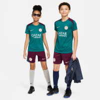 Nike Paris Saint-Germain Strike Maillot d'Entraînement 2024-2025 Enfants Vert Mauve Blanc Doré