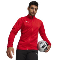 PUMA teamGOAL Trainingspak Full-Zip Rood Zwart Wit