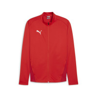 PUMA teamGOAL Trainingspak Full-Zip Rood Zwart Wit