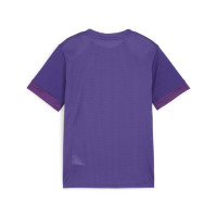 Maillot de football PUMA TeamGoal Matchday pour enfant, violet et blanc