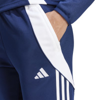 adidas Tiro 24 Survêtement 1/4-Zip Femmes Bleu Foncé Blanc