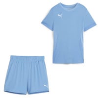 PUMA teamGOAL Matchday Voetbaltenue Dames Lichtblauw Wit