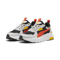 PUMA Trinity Sneakers Lite Kids Grijs Zwart Rood