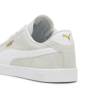 Baskets PUMA Club II gris blanc doré