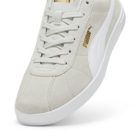 Baskets PUMA Club II gris blanc doré