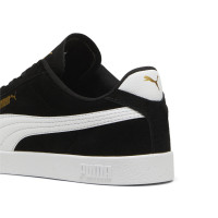 Baskets PUMA Club II noir blanc doré