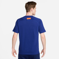 Nike Nederland Travel T-Shirt 2024-2026 Blauw Oranje