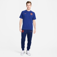 T-shirt de voyage Nike Netherlands 2024-2026 Bleu