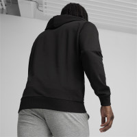 PUMA teamGOAL Casuals Sweat à Capuche Noir Blanc