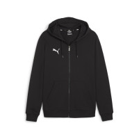 PUMA teamGOAL Casuals Veste à Capuche Noir Blanc