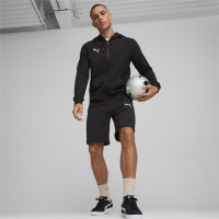 PUMA teamGOAL Casuals Veste à Capuche Noir Blanc