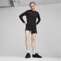 Pull à capuche PUMA TeamGoal Casuals pour femmes, noir et blanc