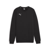 Pull à capuche PUMA TeamGoal Casuals pour femmes, noir et blanc