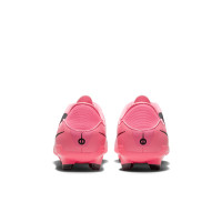 Nike Tiempo Legend 10 Academy Gazon Naturel Gazon Artificiel Chaussures de Foot (MG) Rose Clair Rose Vif Noir