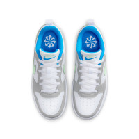 Nike Court Borough Low Recraft Sneakers Kids Wit Lichtgrijs Lichtgroen Felblauw