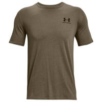 Under Armour Vanish Woven Left Chest Logo Ensemble d'Été Vert Olive Noir