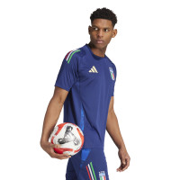 adidas Italie Ensemble Training 2024-2026 Bleu Foncé Bleu Doré