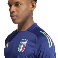 adidas Italie Ensemble Training 2024-2026 Bleu Foncé Bleu Doré