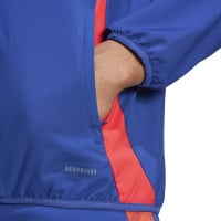 adidas Espagne Présentation Veste d'Entraînement 2024-2026 Bleu Foncé Rouge Vert Clair