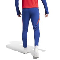 adidas Espagne Pantalon d'Entraînement 2024-2026 Bleu Foncé Rouge Bleu Clair