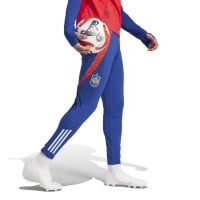 adidas Espagne Pantalon d'Entraînement 2024-2026 Bleu Foncé Rouge Bleu Clair