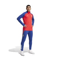 adidas Espagne Pantalon d'Entraînement 2024-2026 Bleu Foncé Rouge Bleu Clair