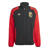 adidas België Presentatie Trainingspak 2024-2026 Zwart Rood Goud