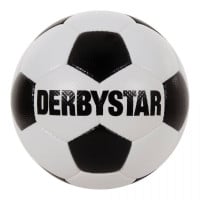 Ballon de football Derbystar Brillant Retro II noir et blanc