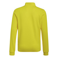 Haut d'entraînement adidas Entrada 22 1/4-Zip pour enfant, jaune et noir