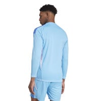 adidas Tiro 24 Competition Keepersshirt Lange Mouwen Lichtblauw Blauw Paars