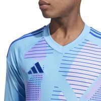 adidas Tiro 24 Competition Keepersshirt Lange Mouwen Lichtblauw Blauw Paars