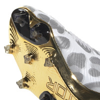 adidas Predator Elite Gras Voetbalschoenen (FG) Wit Grijs Zwart Goud