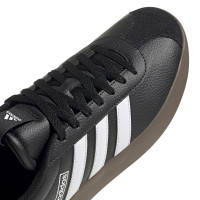 adidas VL Court 3.0 Baskets Noir Blanc Brun Foncé