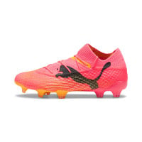 PUMA Future 7 Ultimate Gras / Kunstgras Voetbalschoenen (MG) Dames Roze Zwart Oranje