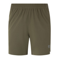 Cruyff Active Short d'Entraînement Vert Olive Argenté