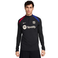 Nike FC Barcelone Strike Elite Survêtement 1/4-Zip 2024-2025 Noir Blanc Rouge Bleu