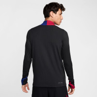 Nike FC Barcelone Strike Elite Survêtement 1/4-Zip 2024-2025 Noir Blanc Rouge Bleu