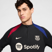 Nike FC Barcelone Strike Elite Survêtement 1/4-Zip 2024-2025 Noir Blanc Rouge Bleu