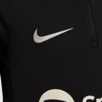 Nike FC Barcelone Strike Survêtement 1/4-Zip 2024-2025 Enfants Noir Blanc Rouge Bleu